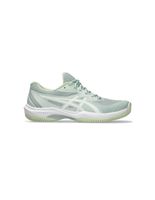 zapatillas de tenis asics game ff clayoc mujer grisblanco
