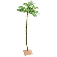 palmera artificial con 136 led blanco calido 220 cm vidaxl
