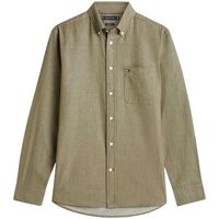 tommy hilfiger camisa manga larga bedford para hombre
