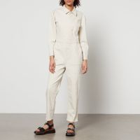 seventy  mochi lorna denim straight-leg jumpsuit - uk 6
