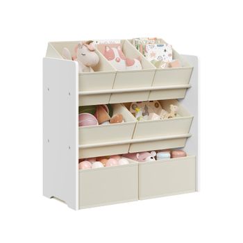 Estantería para Niños Blanco, Blanco Nube