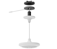mic pod pendant mount - off-white - ww