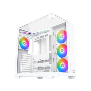 Torre Xigmatek Aqua V Blanca EN45813 paneles cristal templado ARGB Grand Tour