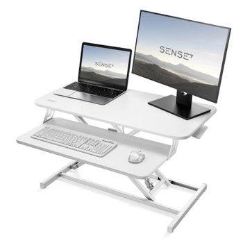 SENSE7 Convertidor de Oficina Soporte para Ordenador Portátil 81x40 Blanco