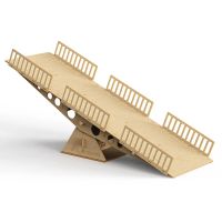 puente de madera sg pincone forest 3d diy seesaw para piezas de coche rc 12428