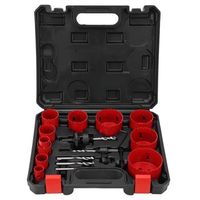 juego 17 fresas bimetalicas hss para madera - profesional