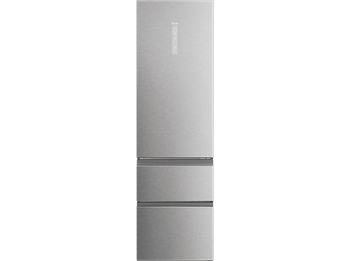 Frigorífico combi - Haier Series 5 HTW5620CNMG, No Frost, 205 cm, 414 l, My Zone, Direct Access, Inox