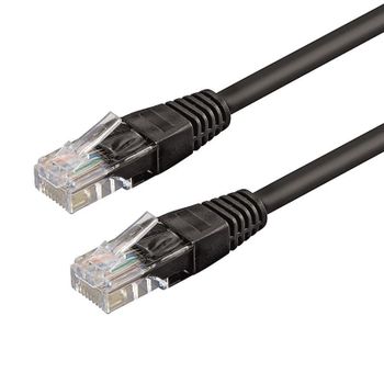 Cable de red WP Cat6 U/UTP RJ45 2 metros Negro