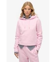 superdry para mujer w2012667a sudadera con capucha essential logo emb rosa xl casual algodon manga larga