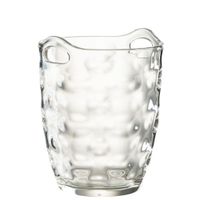 cubo de hielo de plastico transparente 18x18x23 cm