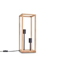 lampara de mesa noren marron
