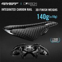 ryet-sillin de bicicleta con estampado 3d asiento ultraligero de carbono de 135143mm 105g piezas de ciclismo