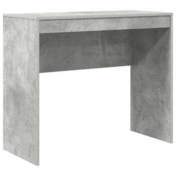 Escritorio Gris Concreto 90 X 40 X 76 Cm Vidaxl