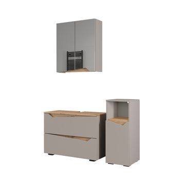 Conjunto De Muebles De Baño Marelle 3 Piezas Con Gabinete Midi Vicco
