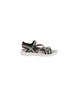 Sandalias de Montaña Chiruca Ayamonte 01 Mujer Verde/Rosa
