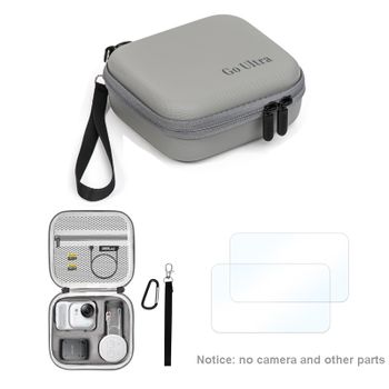 Bolsa de viaje de Estuche de transporte para Insta360 GO Ultra, bolsa de almacenamiento de accesorios para cámara, caja de bolso de PU para paquete estándar