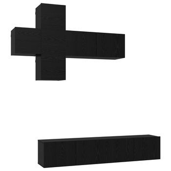 Conjunto De Mueble De Tv 8 Uds. Madera De Ingeniería Vidaxl
