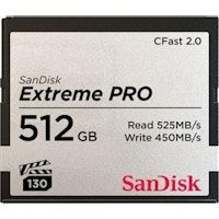 sandisk sandisk extreme pro 512gb memoria flash cfast 20