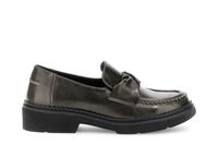 mocasines de mujer efecto piel cepillada con accesorio anthracite 36