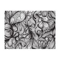 papel pintado 3d - blanco y negro en estilo retro 300x231 cm