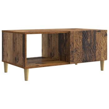 Mesa De Centro Madera Envejecida 90 X 50 X 40 Cm Vidaxl