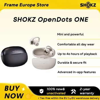 SHOKZ OpenDots ONE E310 Auriculares inalámbricos Bluetooth V5.4 con micrófono Sonido Dolby Resistente al agua Batería de larga duración Nuevo