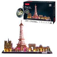 paris led puzzle 3d  maquetas para montar ninos
