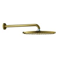 conjunto de ducha grohe rainshower cosmopolitan 310 con brazo mural 380 mm 1 chorro gold 26066gn0