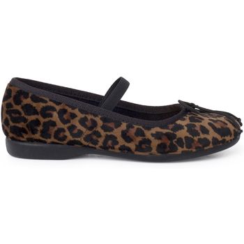 Pisamonas Bailarinas Merceditas Elástico Animal Print para mujer