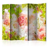 biombo - bright peonies ii room dividers