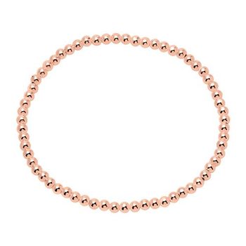 Pulsera de mujer con perlas de plata 925 bañada en oro rosa