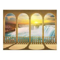 papel pintado 3d - suero de las cataratas de niagara 200x154 cm