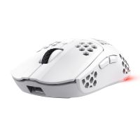 raton trust inalambrico 4800 dpi rgb ultraligero blanco 6 botones