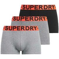 superdry short boxers lot de 3 coupe classique noir para hombre