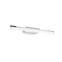 lampara de pared cromada l 420 x h 40 x p 90 mm