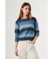 pepe jeans para mujer pl7000060 jersey colombe crew azul l casual algodon