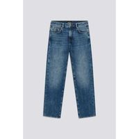 gas jeans greg straight 68md-355989020159 stone wash para mujer