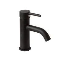 grifo para lavabo con acabado negro mate  fassa