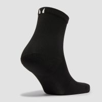mp training cushioned trainer socks - black - uk 2-5