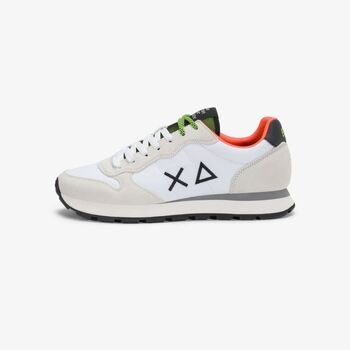 Sun68 Deportivas Moda Z46102 TOM FLUO 502-01 BIANCO para hombre