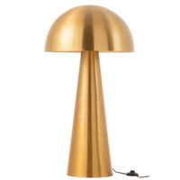 lampara de seta de metal dorado 51x51x95 cm