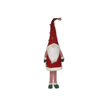Gnomo De Pie Navidad 62x50x220 Cm Rojo