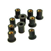 juego de tuercas de goma para carenado m5x14mm 10pc