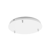 roseton de metal redondo alice blanco ip20 para lamparas colgantes - base de techo moderna conexion de 3 orificios facil instalacion