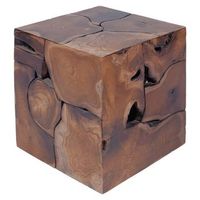 taburetes 2 uds marron 40x40x45 cm madera de teca maciza vidaxl