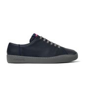 camper para hombre k100479-051 zapatillas de piel peu touring marino 44 plano cordones casual sostenible