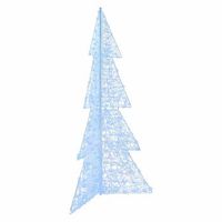 arbol de navidad 240 led frio 180 cm acrilico vidaxl