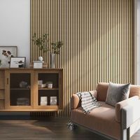 set de 12x paneles de pared vang acustico mdf 120x60x2cm 864 m - roble claro neuholz