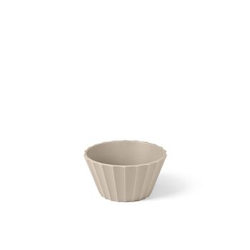 Cuenco polipropileno taupe mate diam. 11cm