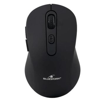 Ratón Bluestork M-WL-OFF65-BLACK Inalámbrico Bluetooth + RF 4800 DPI Negro